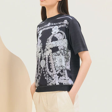 HERMES トワレイン 半袖セーター H5E2834DQ5H36 146273796