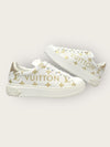 LOUIS VUITTON Weißgold Lettering Logo Timeout Sneakers 147208311 [P]