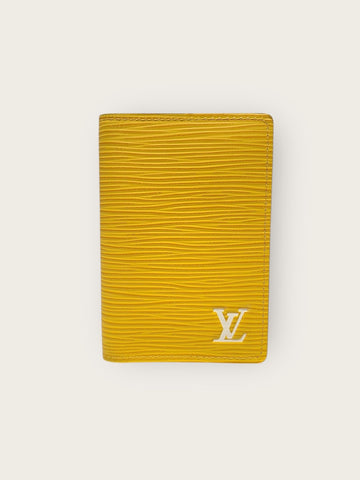 Louis Vuitton Yellow Epi Organizer Pocket Card Holder 147208493