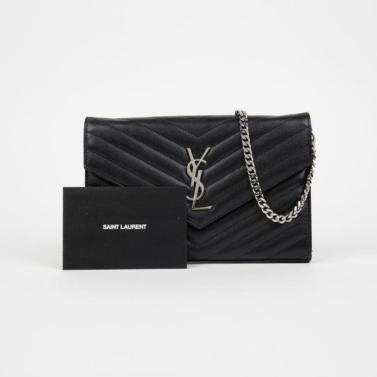 SAINT LAURENT Monogram-Chanel Brieftasche Crossbody 146760509 [P]