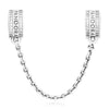 Pandora Logo Safety Chain Clip Silver Charm 792057CZ 147244009 [P]