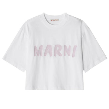 MARNI ロゴ クロップ レディース 半袖Tシャツ THJE0333P0 USCS11 L6W01 144648415 [P]