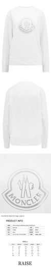 Moncler Crystal Logo Sweatshirt White 8G000 53 899TR 033 58523722 [P]
