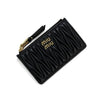 Miu Miu Matelassé Zip Card Holder 147308568 [P]