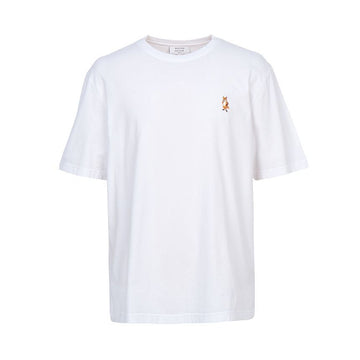 Maison Kitsune Standing Fox Men's Short Sleeve T-Shirt PM00123KJ7026 P100 147309147