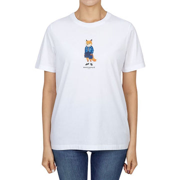 Maison Kitsune Dressed Fox Women's Short Sleeve T-Shirt 147309159
