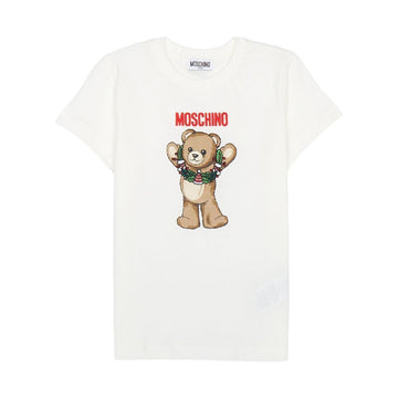 Moschino Kids Short Sleeve T-Shirt HUM05H LAA01 10063 (Adult Size Available) 147309180