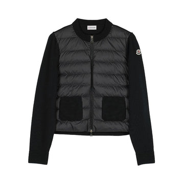 Moncler Wool Zip-Up Cardigan 147312223
