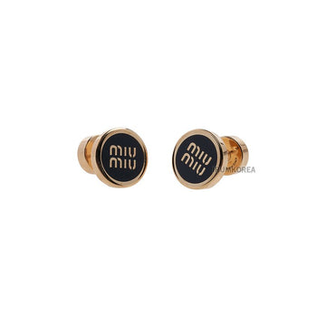 Miu Miu 5JO912 2F6T F0002 FW25 Women's Enamel Metal Earrings 147312290