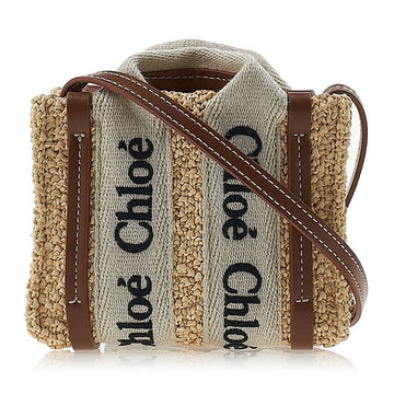 CHLOE Woody Nano Tote Bag 25M 147312342