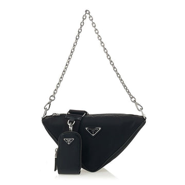PRADA Damen Dreiecks Schultertasche 1BH190 RDLN F0002 (N2M) 147312433