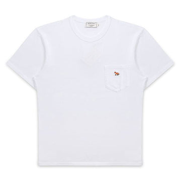 MAISON KITSUNE プロファイル フォックス パッチ ポケット メンズ 半袖Tシャツ GM00116KJ0008 147329923