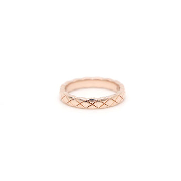CHANEL J11785 Beigegold Roségold Mini Coco Crush Ring 49 147330101