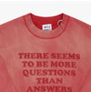 WILD DONKEY Questions Sun Faded Cherry Red Unisex Sweatshirt 147332316 [P]