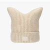 ACNE STUDIOS OATMEAL MELANGE (633) Gesichtslogo-Patch Beanie C40426 145693461 [P]