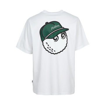 MALBON GOLF ゴルフウェア メンズ 半袖Tシャツ M9399 WHT 147344106