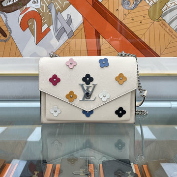 LOUIS VUITTON Patch Multi Mylockme BB Kettenhandtasche Ivory M53080 147344239