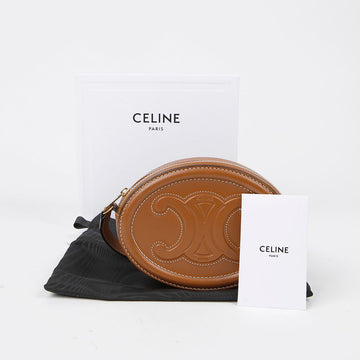 CELINE 10I703DPQ Triope Oval Pulse Crossbody 147003178