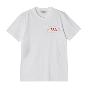 Marni HUMU0198X0 UTC017 0AW01 Logo Men's Short Sleeve T-Shirt 144648427