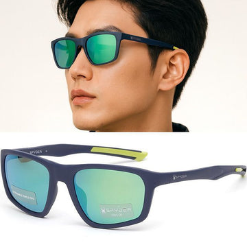 Spyder SP6018 Sunglasses 414 Adjustable Temples Mirrored Lenses Sports Fashion 147378863