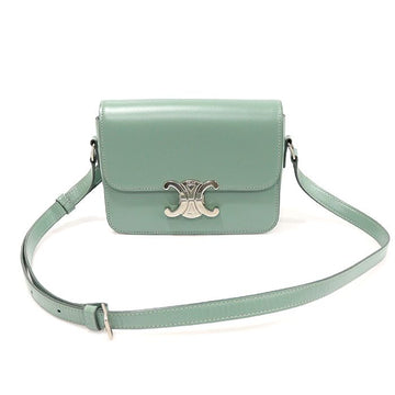 CELINE Seradon Shiny Kapskin Schultertasche mit Silber-Triope 188423BF4.29CN 147399478