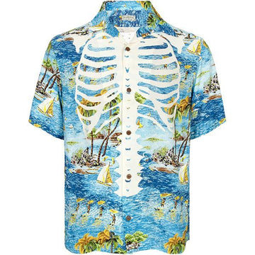 KAPITAL Kamehameha Aloha Hemd EK-1214SSA BL 147401184