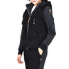 Parajumpers MOEGI Hooded Zip-Up Jacket Black PW FLE PF33 541 147403363 [P]