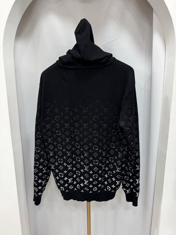 LOUIS VUITTON Monogram-Gradient Strick-Hoodie L 147404859