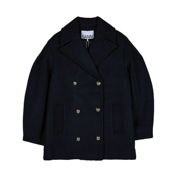 GANNI 女性用オーバーサイズピーコート 147406560