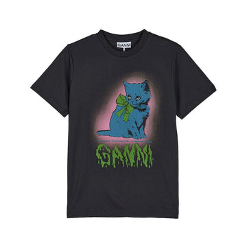 GANNI T4340 252 FW25 Frauen Kitty T-Shirt 147406618