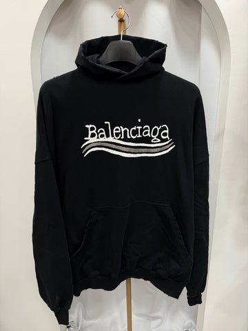 BALENCIAGA Hand Politische Kapuzenjacke 2 Größen 147408045