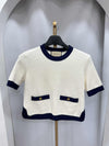 GUCCI Saisonale neue Interlocking Kurzarm-Strickwaren S 147408520 [P]