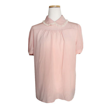 MIU MIU インディピンク シルク ブラウス 44 147412702