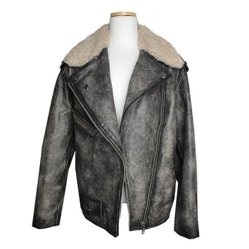 ISABEL MARANT Étoile Buffaloleder Bikerjacke 66 147417468