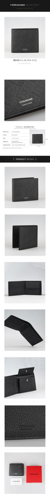 Salvatore Ferragamo Monogram Print Bifold Wallet 66 1584 0780330 147444987 [P]