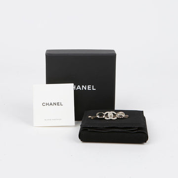 CHANEL AB9653 CC Kristalllogo Haarklammer 146780273