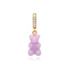 CRYSTAL HAZE NOSTALGIA BEAR-LAVENDER-PAVE CONNECTOR 144767877 [P]