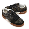 Fendi Match Black Suede Canvas Low Top 147449500 [P]