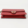 Gucci Interlocking G Mini Leather Wallet Chain Bag Red 146463372 [P]