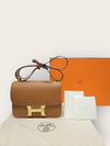 Hermes Brown Gold Constance 24 Shoulder Bag 147450218 [P]