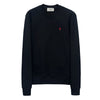 AMI 25FW Small Heart Sweatshirt BFUSW035 001 147488724 [P]
