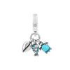 PANDORA フィッシュ、シータートル＆コンチトリプルペンダント兼ダングルシルバーチャーム 791697C01 145430417 [P]