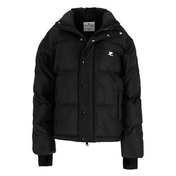 COURREGES Logo Pufferjacke Damen 323CMA105 PL0112 9999 146392154 [P]