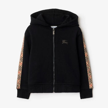BURBERRY チェックトリミングフードジャケット 8108062 147569067
