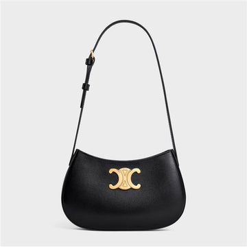 Celine Medium Tilly Shoulder Bag Black 115703BF4 147569142