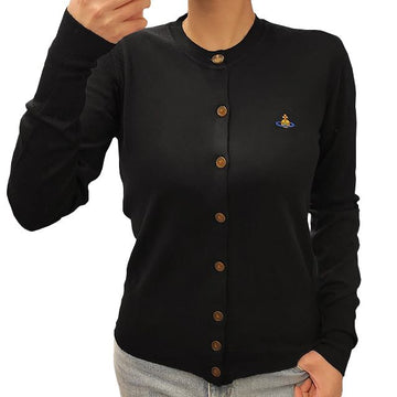 VIVIENNE WESTWOOD BEA gesticktes Logo Cardigan N403 (1803002P Y0006 N403) 147584023