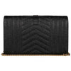 Saint Laurent Matelassé Envelope Wallet Bag 620280 BOW91 1000 121736974 [P]