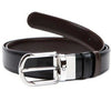 MONTBLANC バックル回転自由カッティング式 メンズ 両面ベルト 111080 117521478 [P]