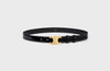 CELINE Trio Triumph Gürtel schwarz 2.5 101655917 [P]