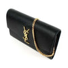 Saint Laurent Monogram Uptown Chain Shoulder Bag 607788 1GF0J 1000 66386628 [P]